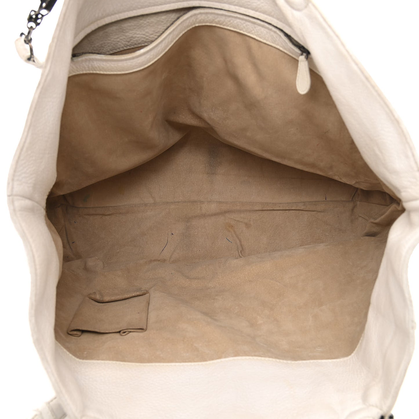 Nappa Intrecciato Tote White
