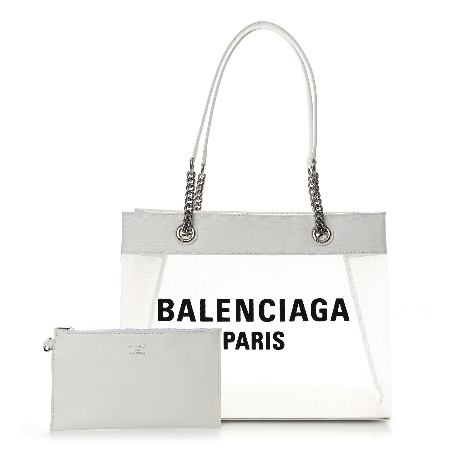 Balenciaga Mesh Medium Duty Free Tote White 3 of 12