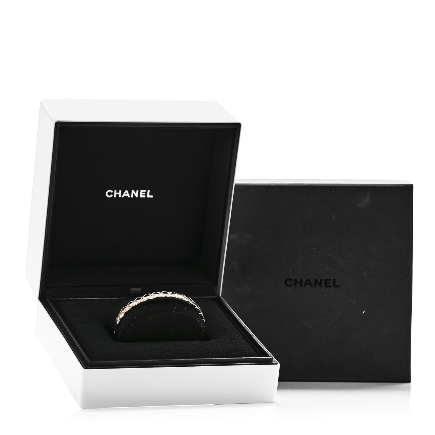18K Beige Gold Coco Crush Bangle Bracelet M