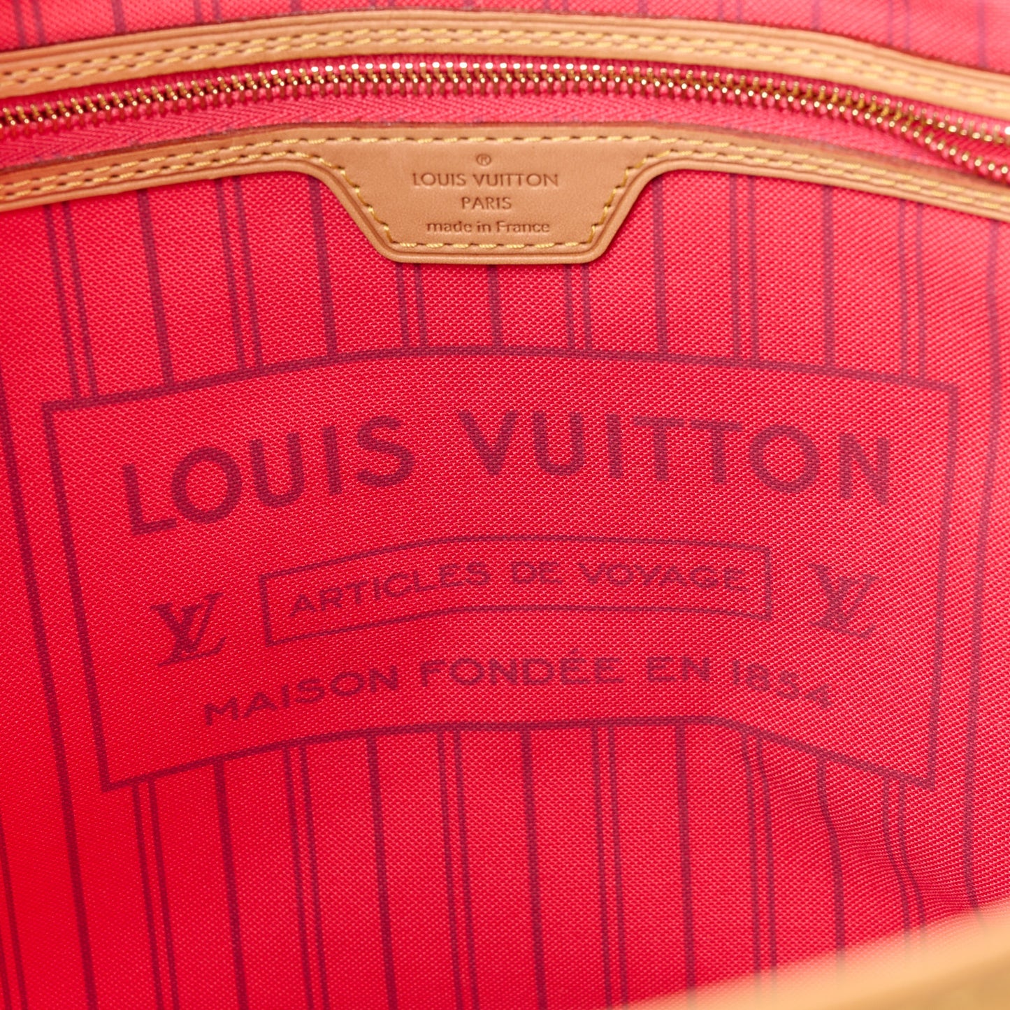 Monogram V Neverfull MM Grenade