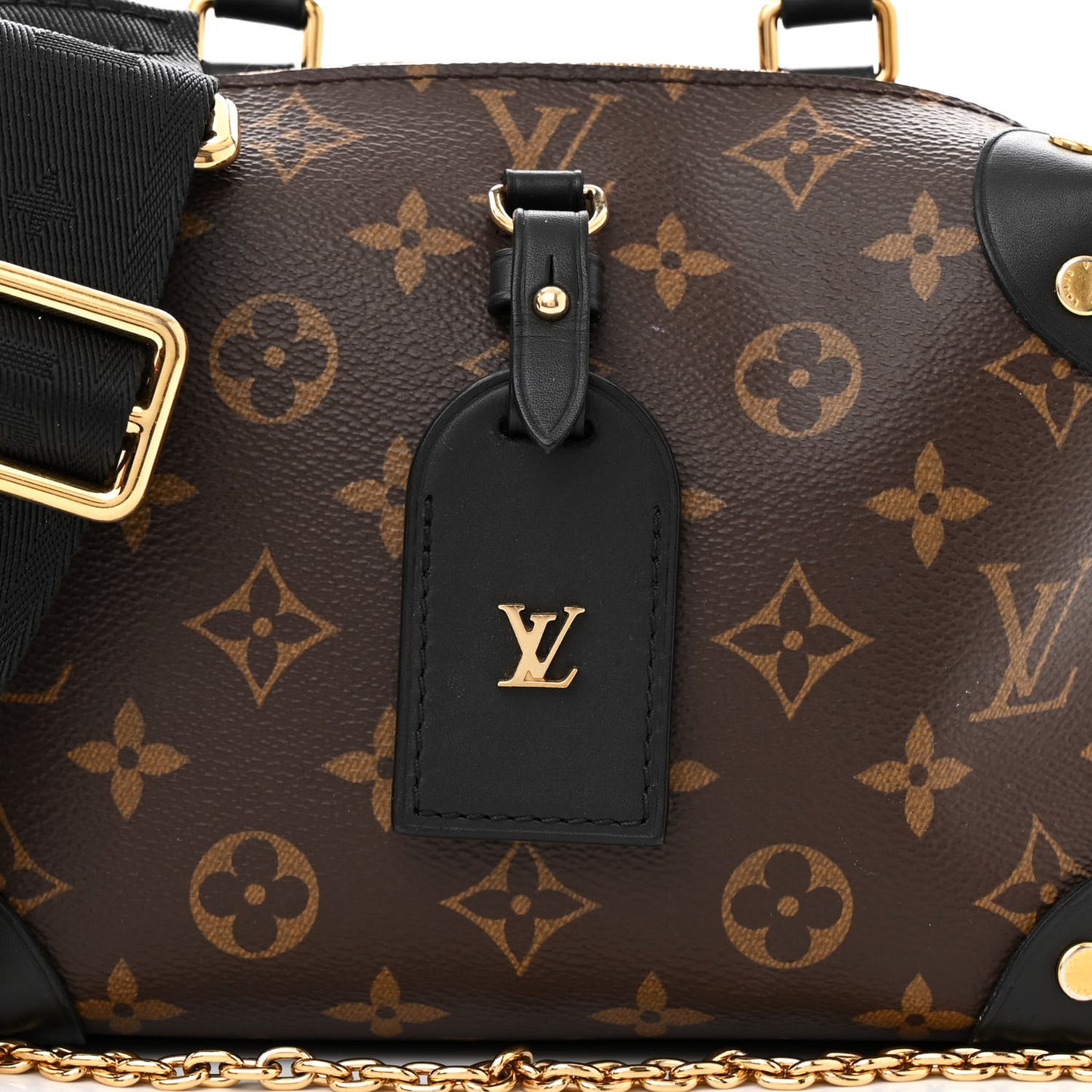 Monogram Petite Malle Souple Black