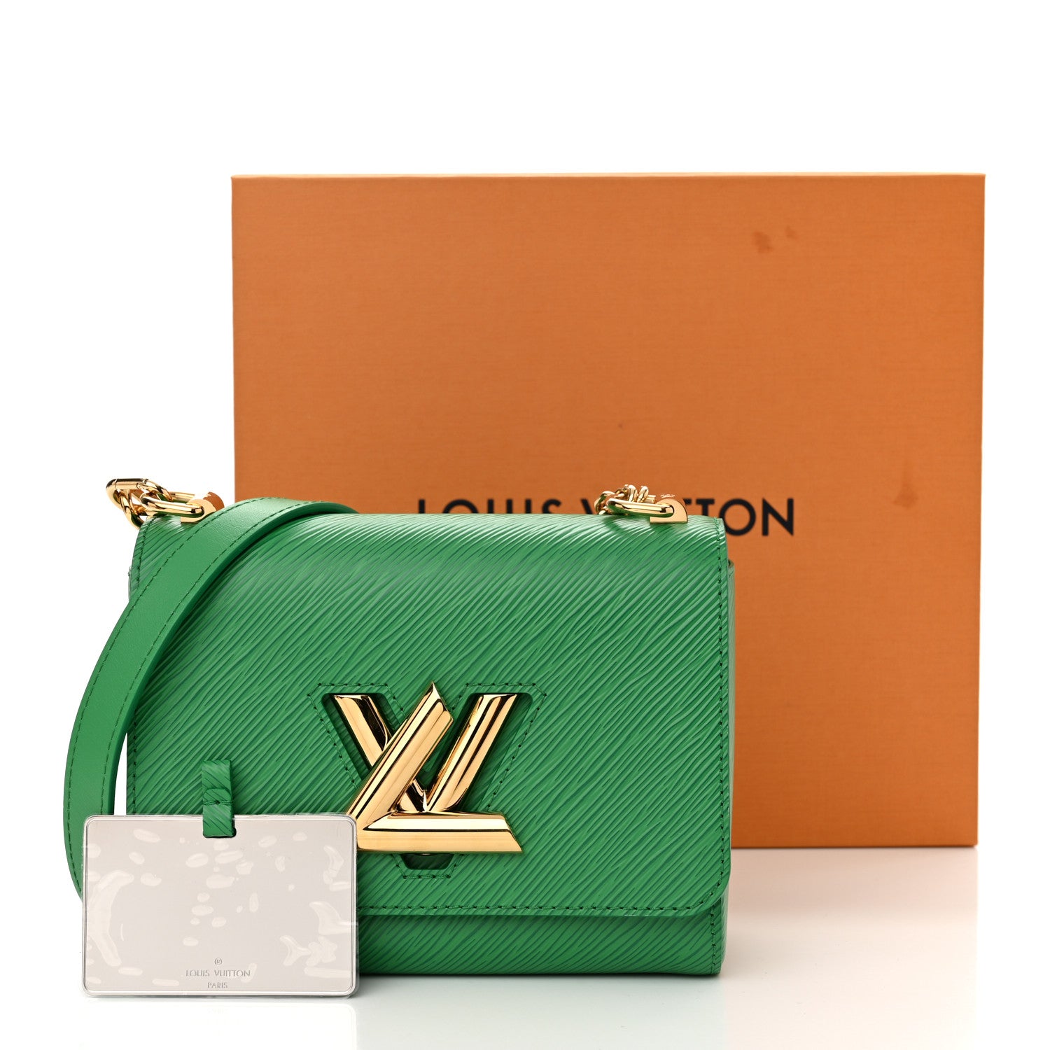 Louis Vuitton Epi Twist Shoulder Bag PM Serpentine Green 10 of 10