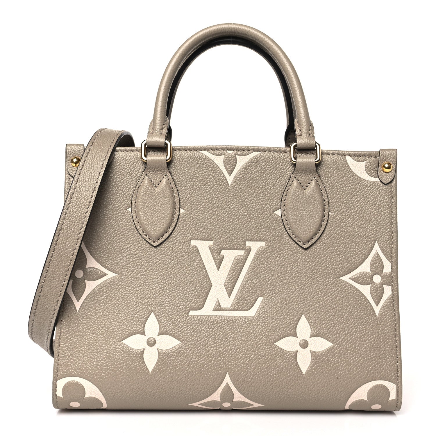 Louis Vuitton Empreinte Monogram Giant Onthego PM Tourterelle Creme 1 of 9