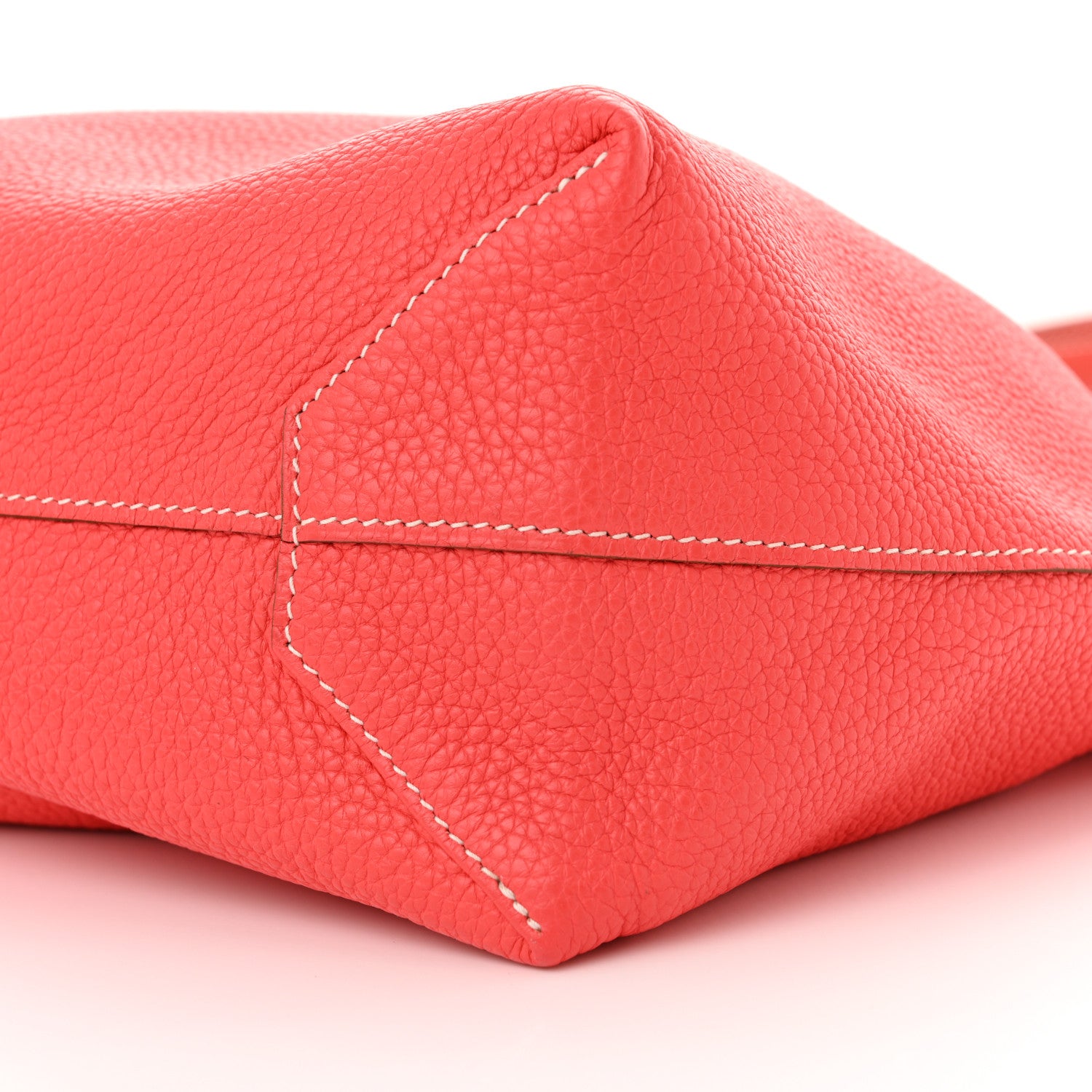 Hermes Taurillon Clemence Double Sens Reversible Tote 36 Sanguine Rose Jaipur 15 of 21