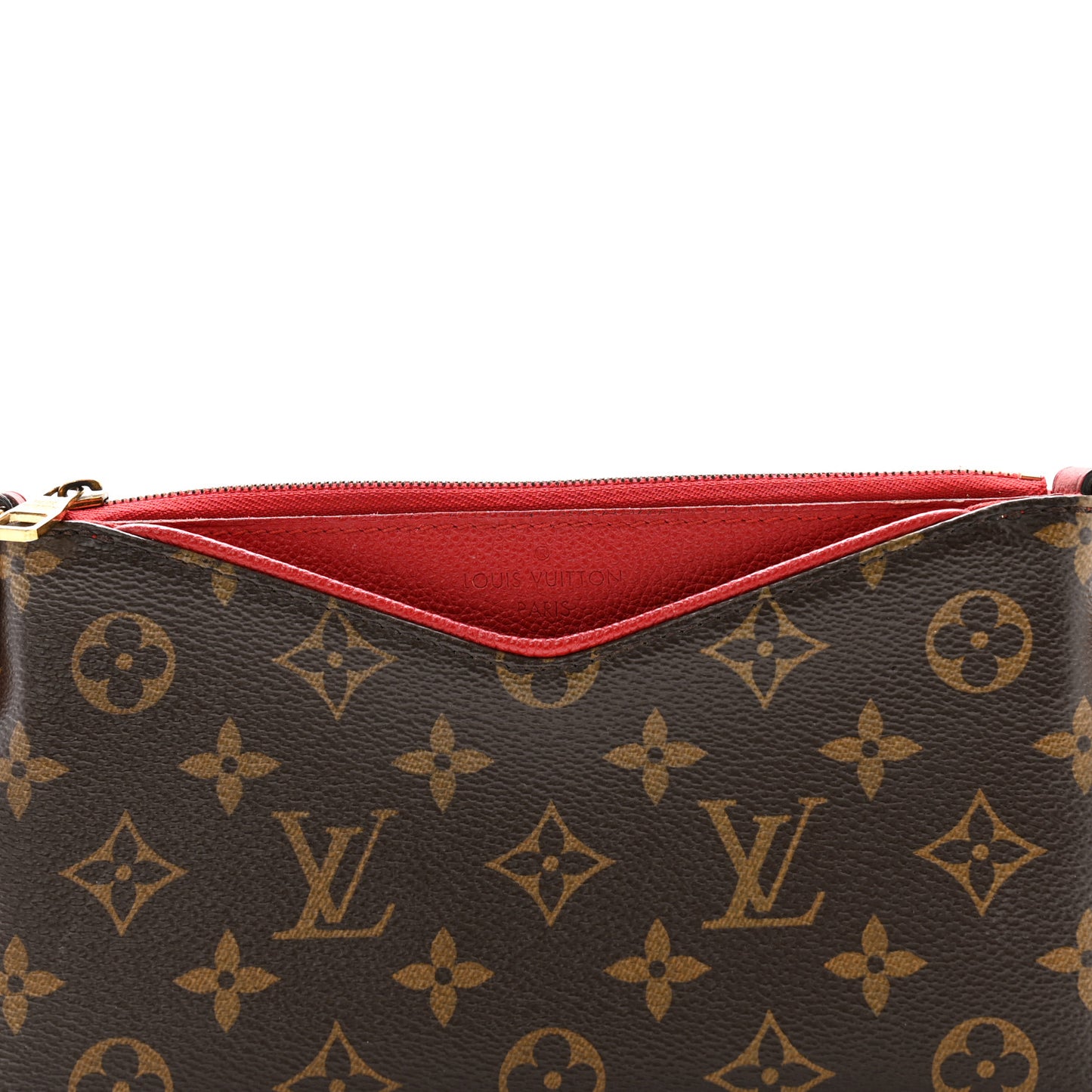 Monogram Pallas Clutch Cherry