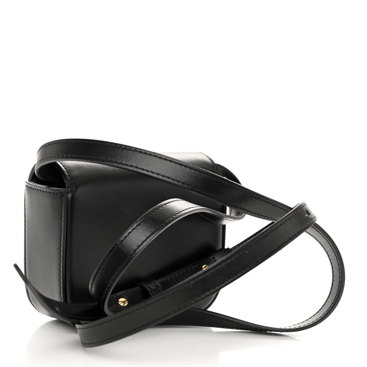Shiny Calfskin Mini Triomphe Black