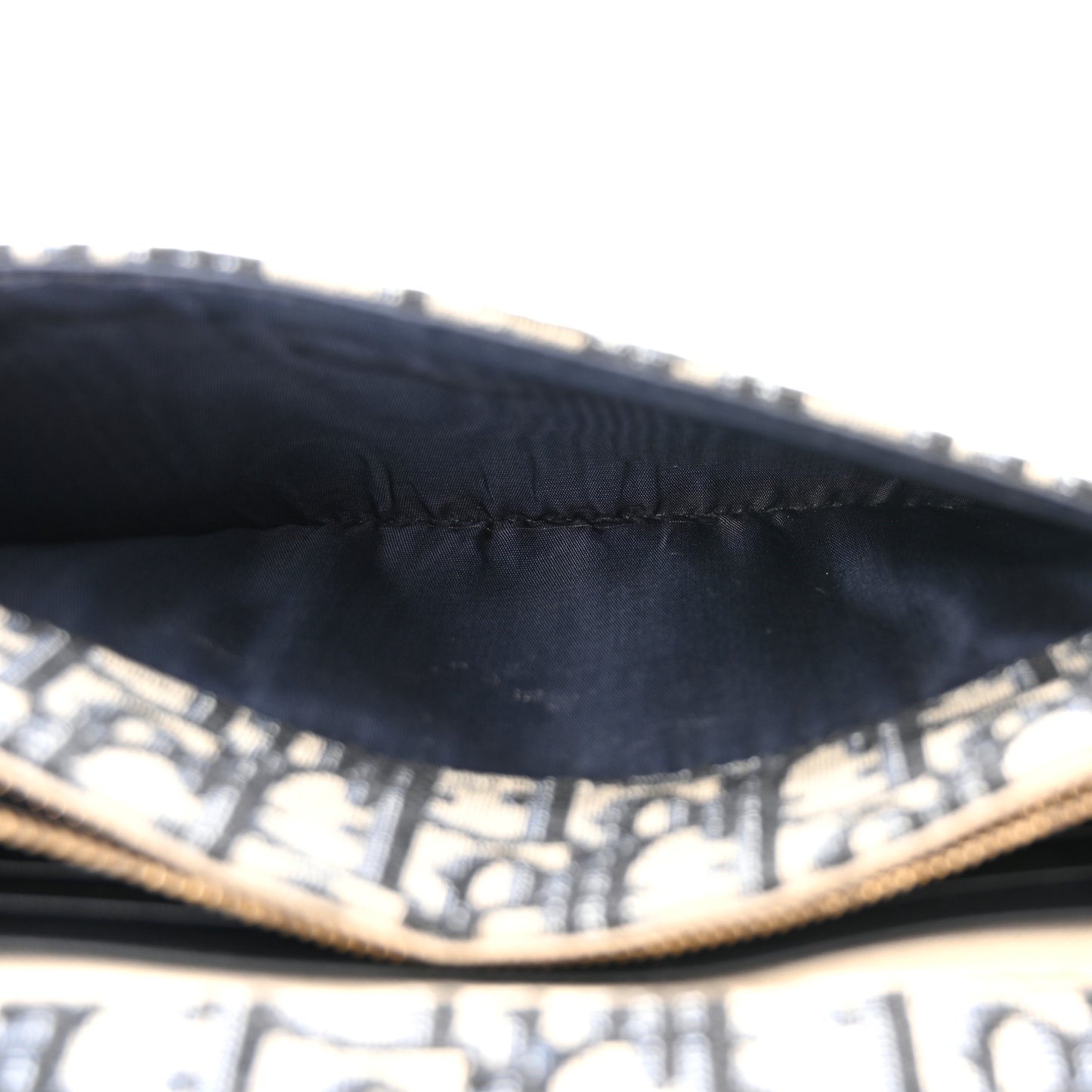 Oblique Saddle Chain Pouch Blue