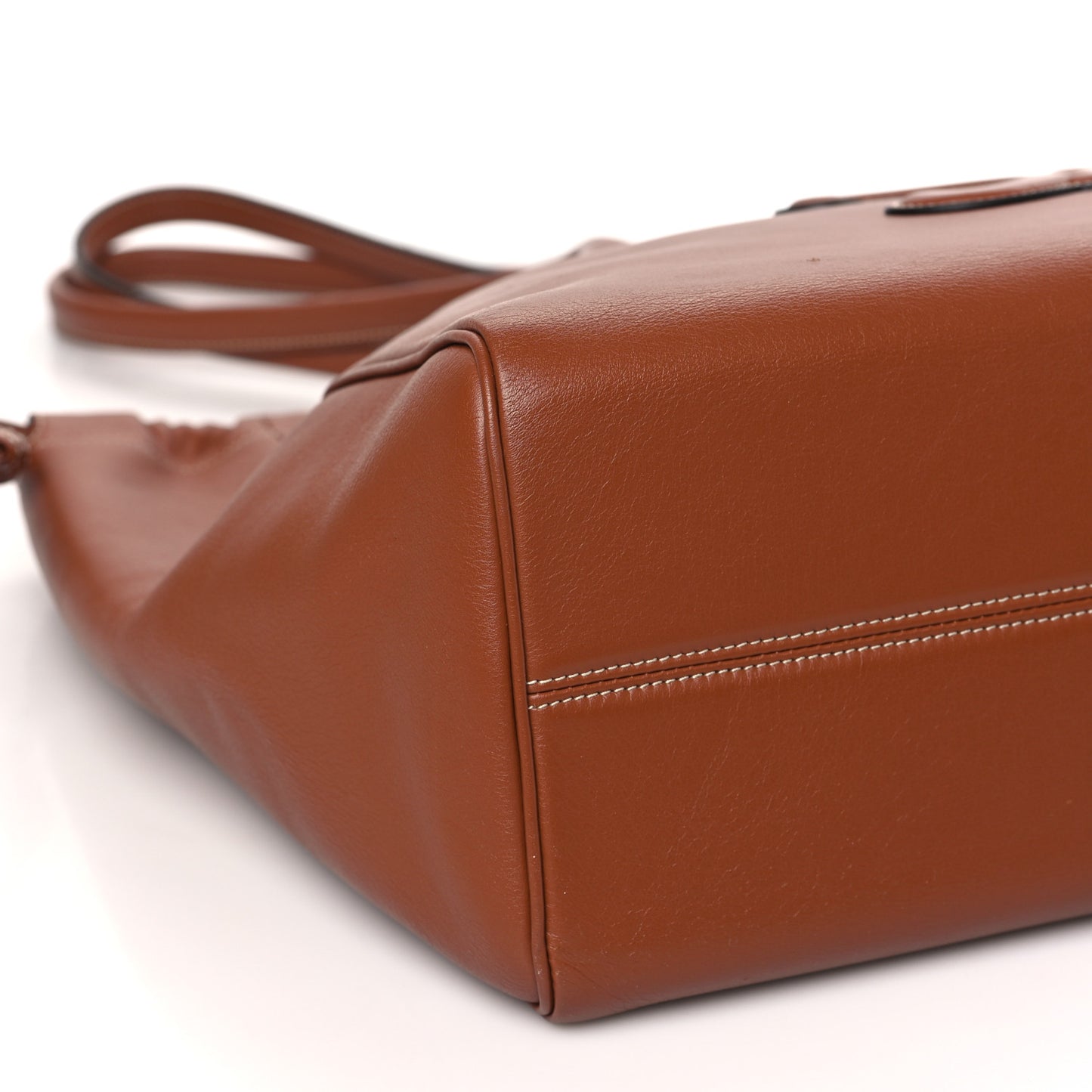 Smooth Calfskin Cuir Triomphe Cabas Drawstring Tan