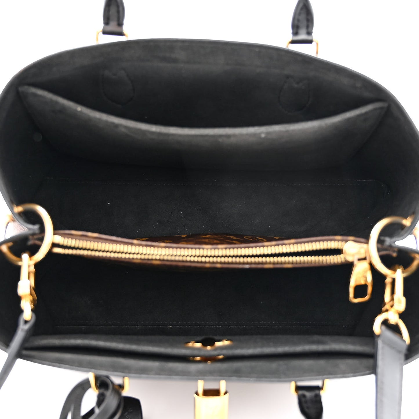 Monogram Flower Tote Black
