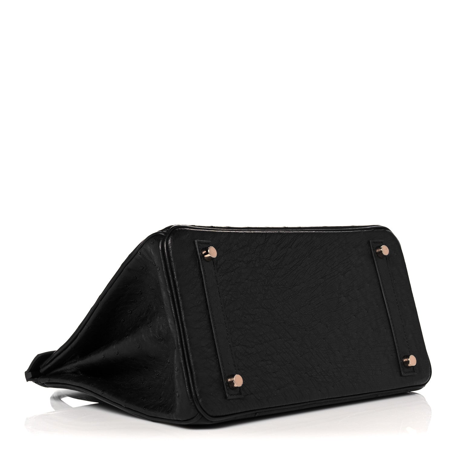 Hermes Ostrich Birkin 30 Black 4 of 34