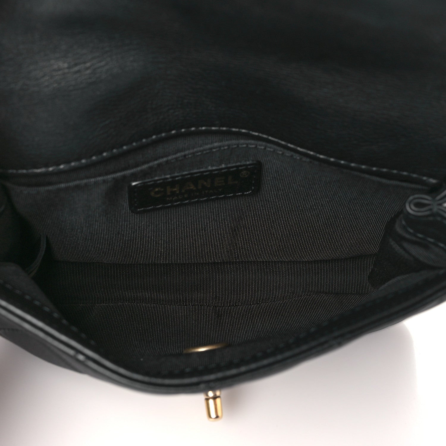 Chanel Calfskin Quilted Flap Waist Bag Black 5 of 10