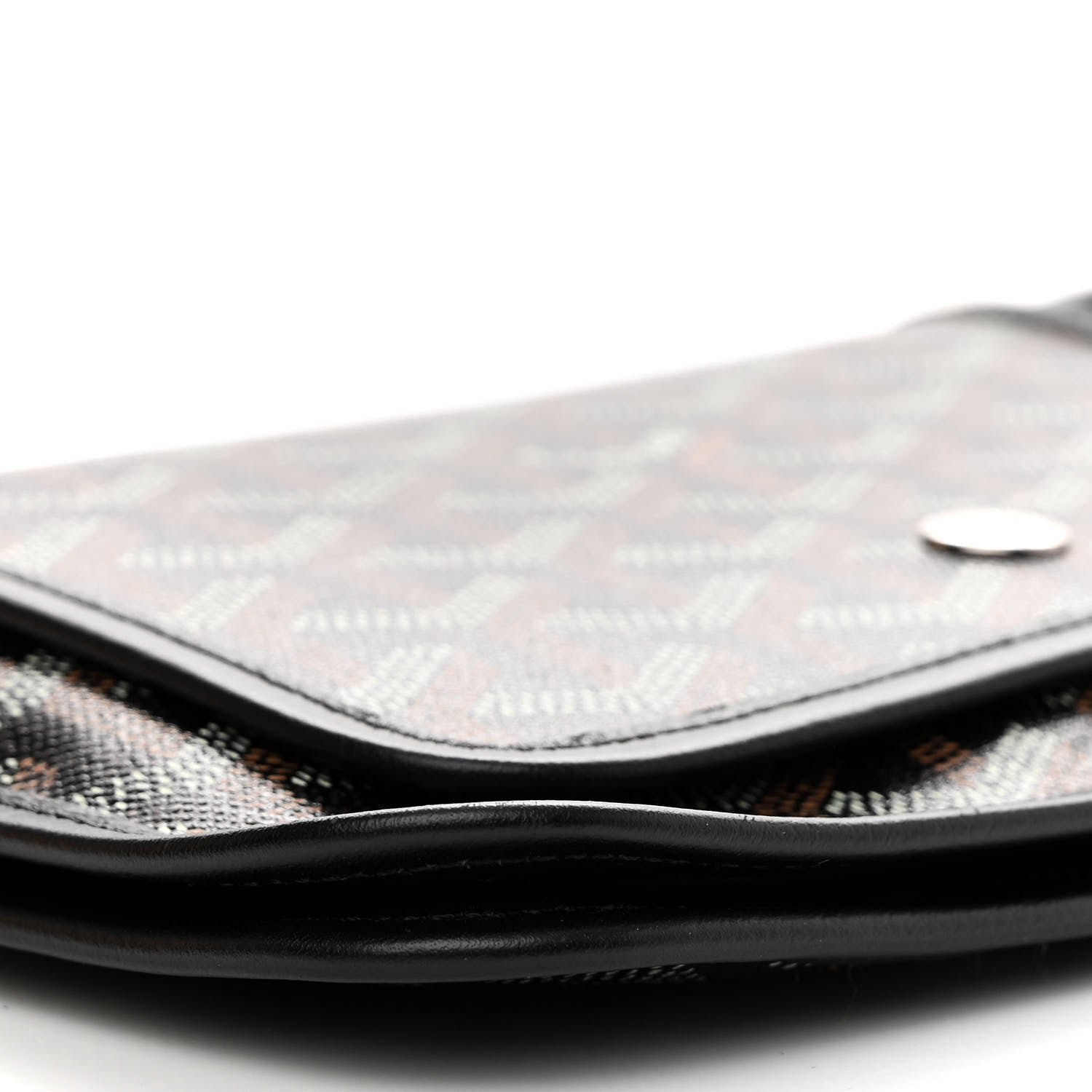 Goyard Goyardine Plumet Wallet Clutch Black 10 of 11