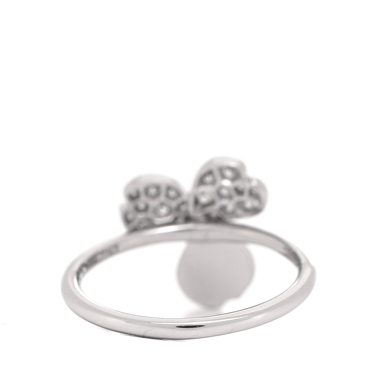 Tiffany Platinum Diamond Paper Flowers Ring 52 6 3 of 5