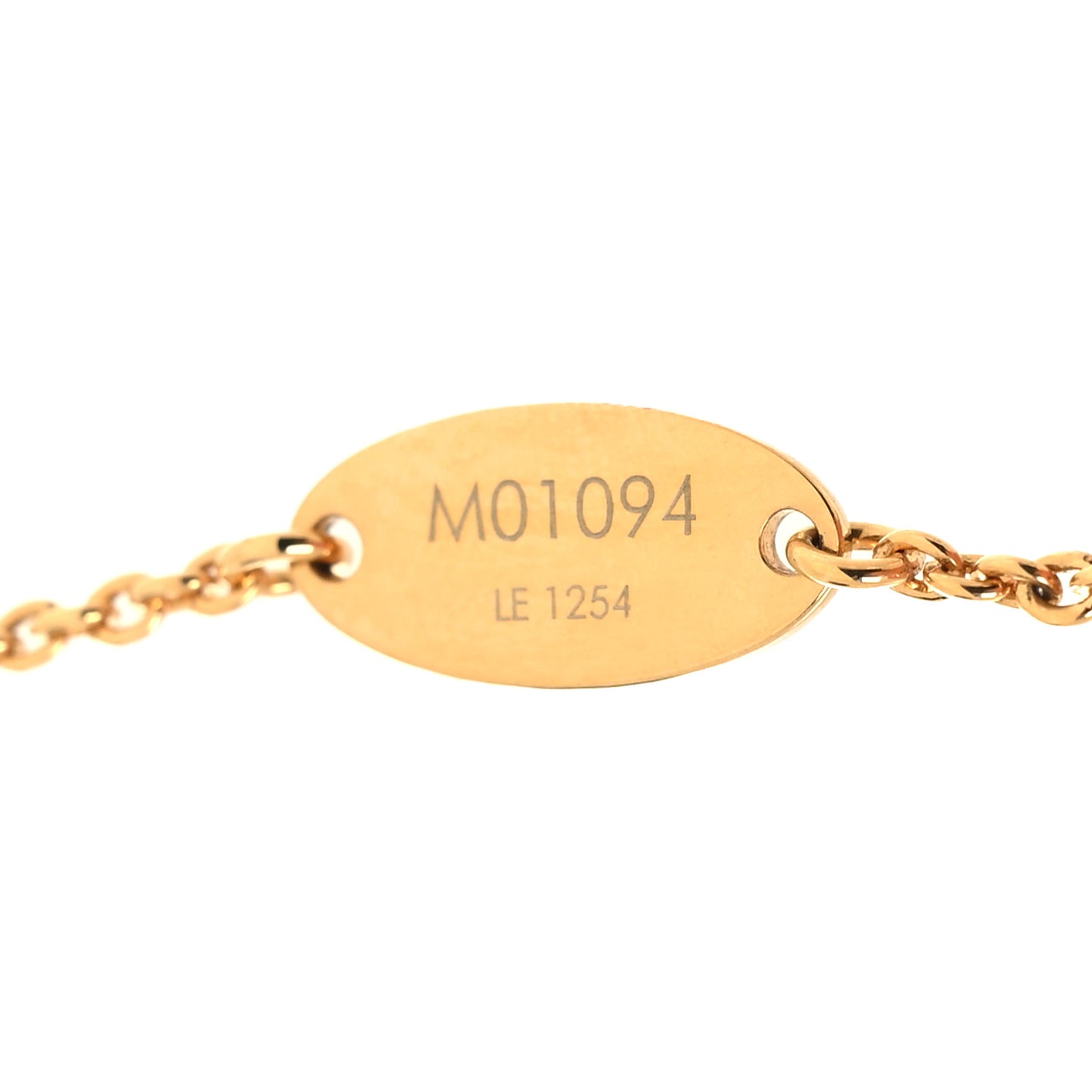 Enamel LV Iconic Necklace Gold Fuchsia