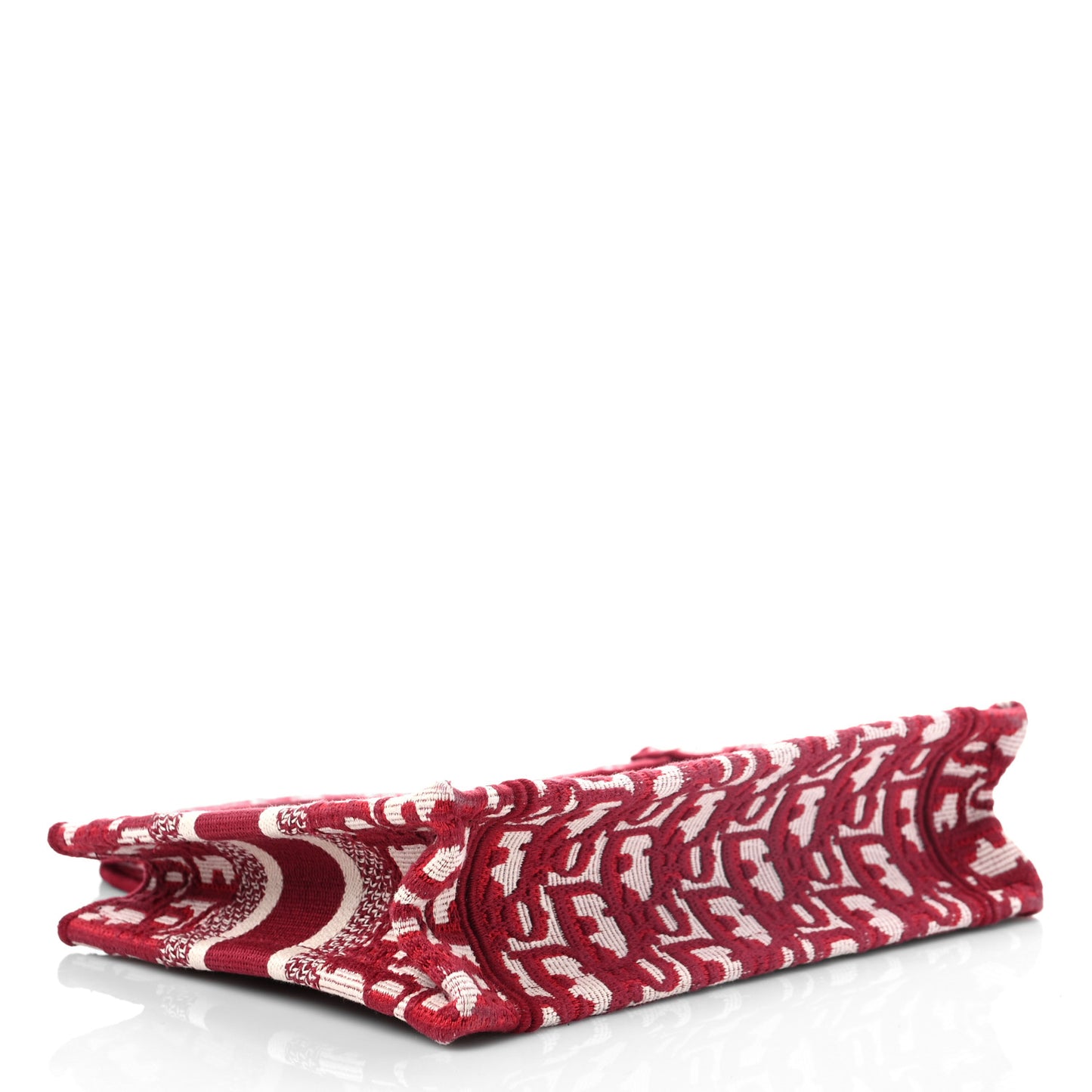 Oblique Mini Book Tote Red Multicolor