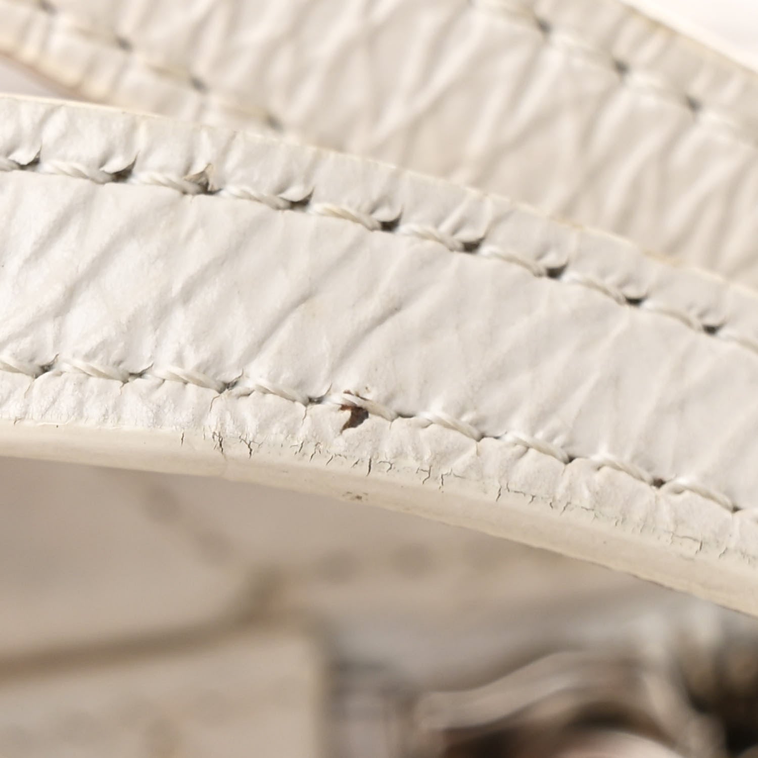Chanel Crumpled Calfskin PVC Quilted Backpack White 14 of 15