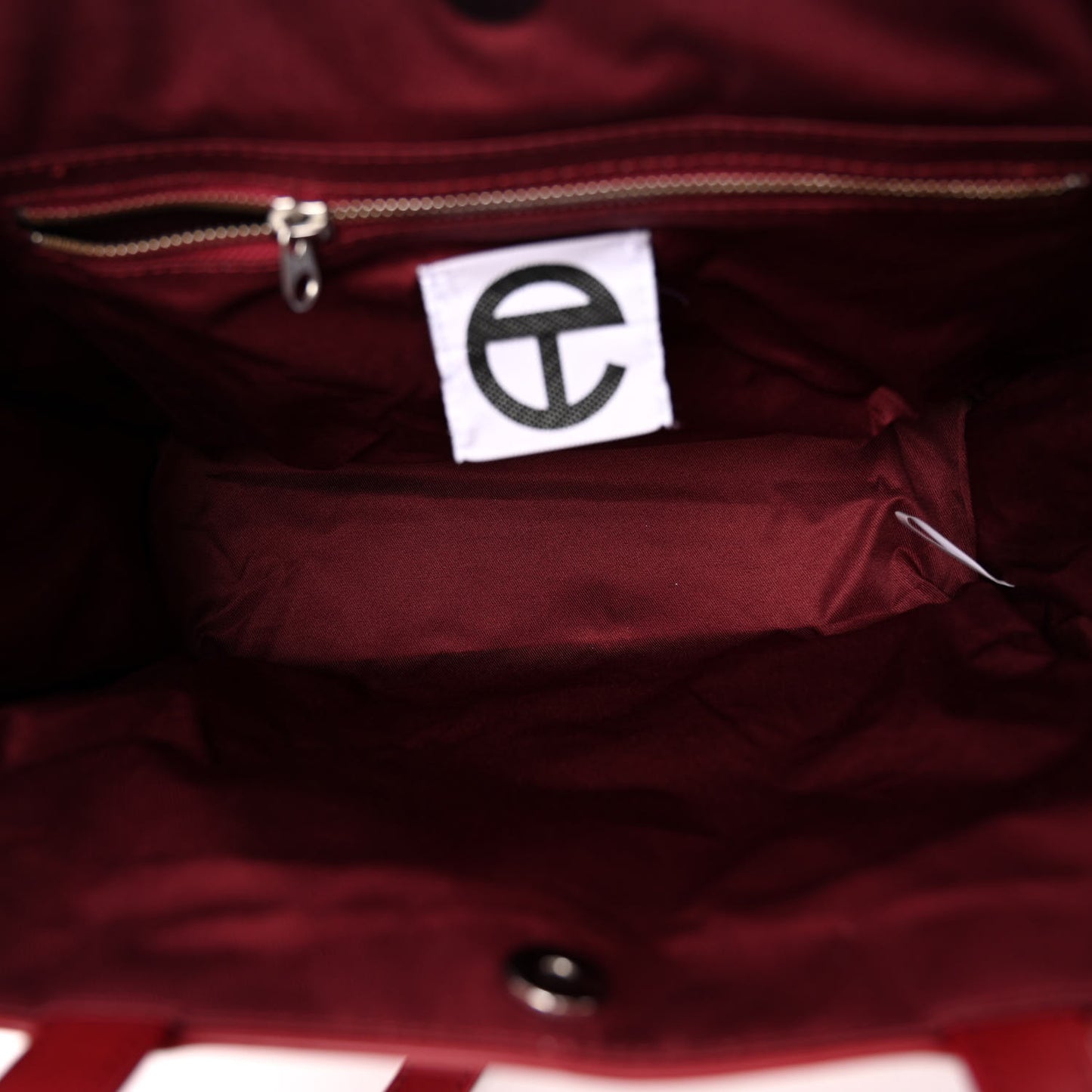 Vegan Leather Medium Shopping Bag Oxblood