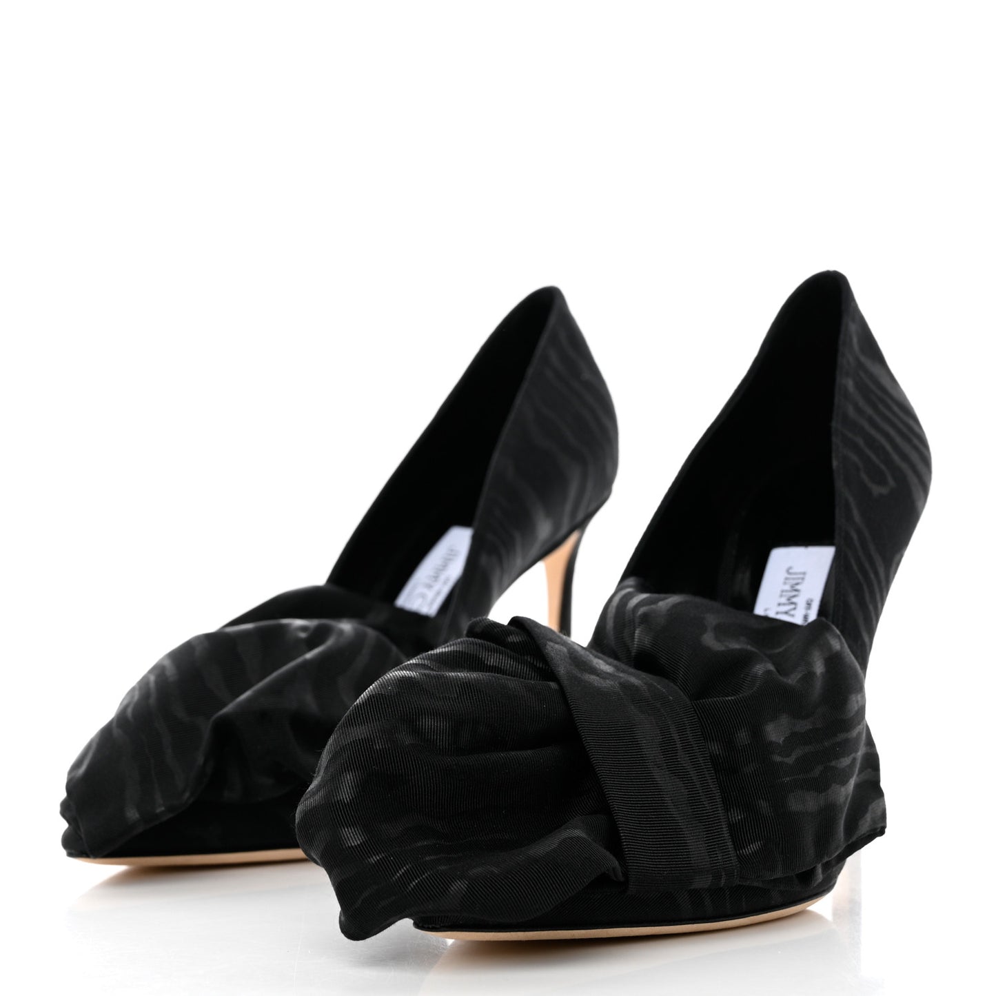 x Off White Moire Mary 100 Pumps 36 Black