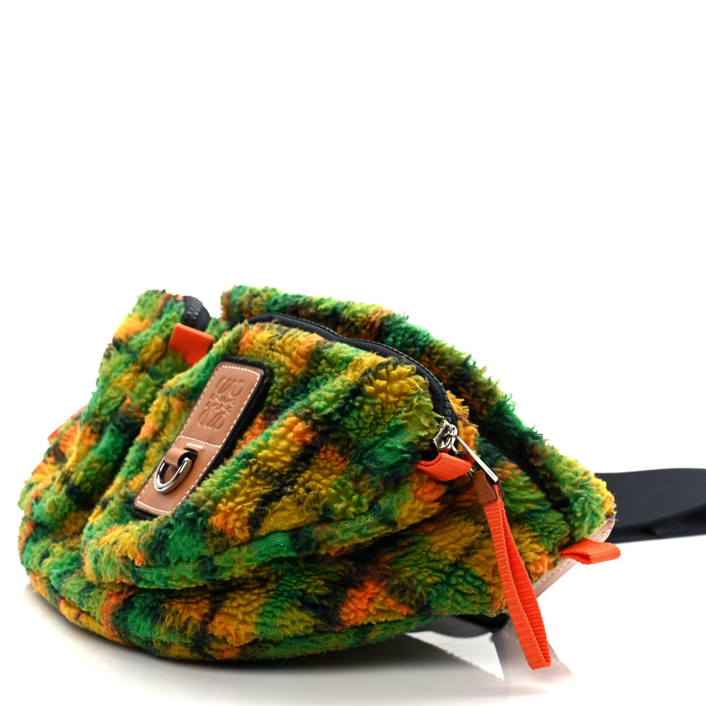 Faux Fur Print Bum Bag Multicolor