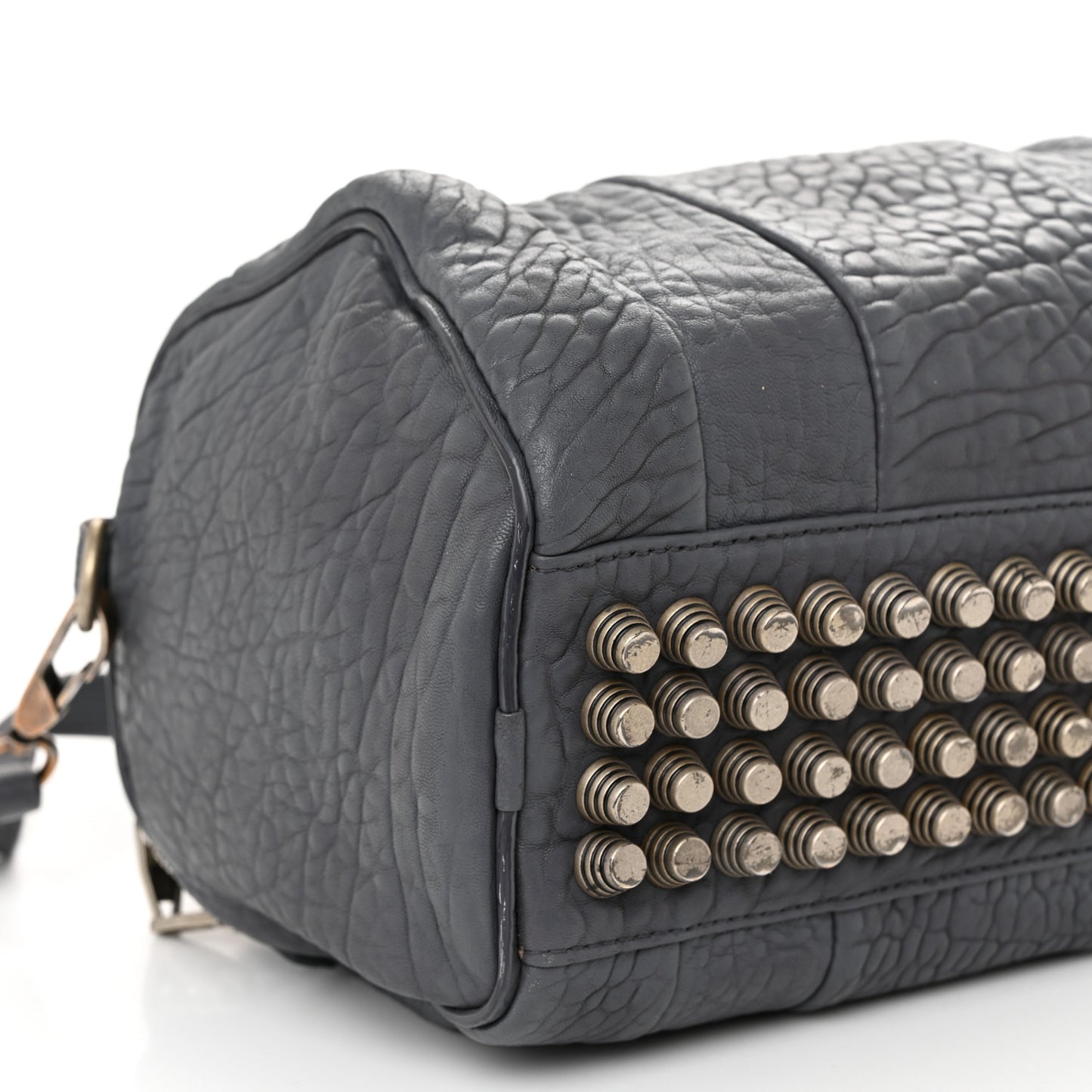 Pebbled Lambskin Rockie Tundra Antique Silver Hardware