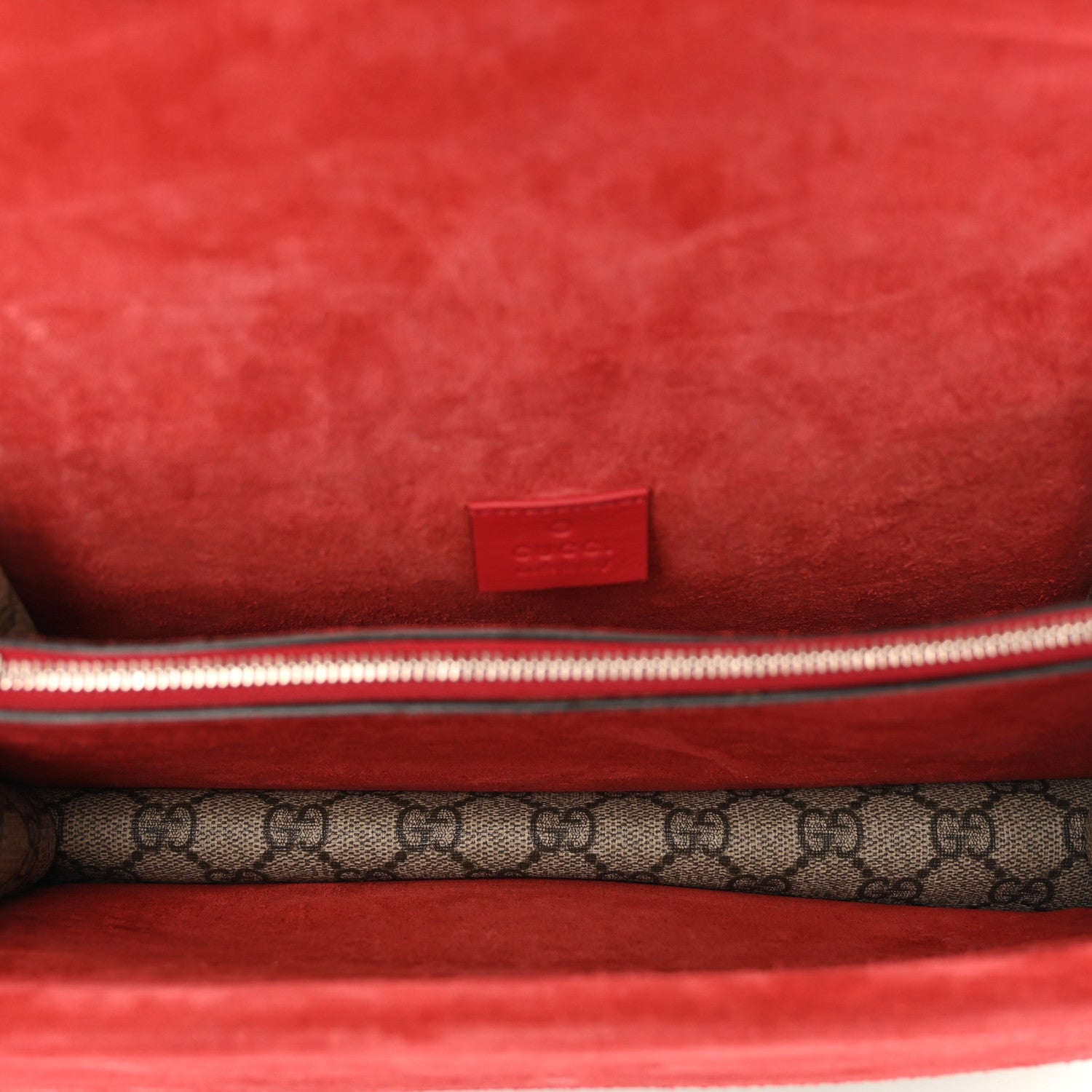 Gucci GG Supreme Monogram Small Dionysus Shoulder Bag Red 6 of 10