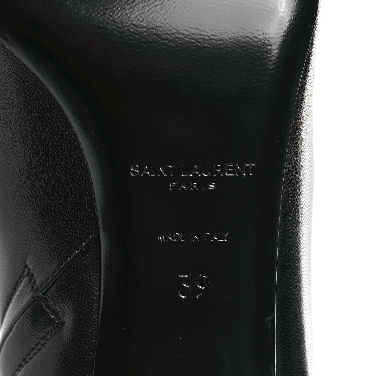 Nappa Vendome Loulou Ankle Zip Boot 39 Black