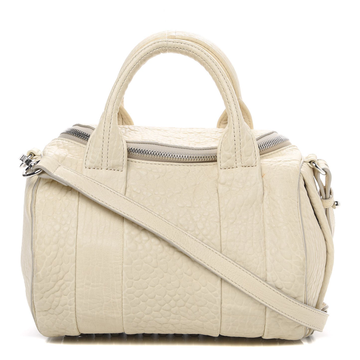 Pebbled Lambskin Rockie Dune Silver Hardware
