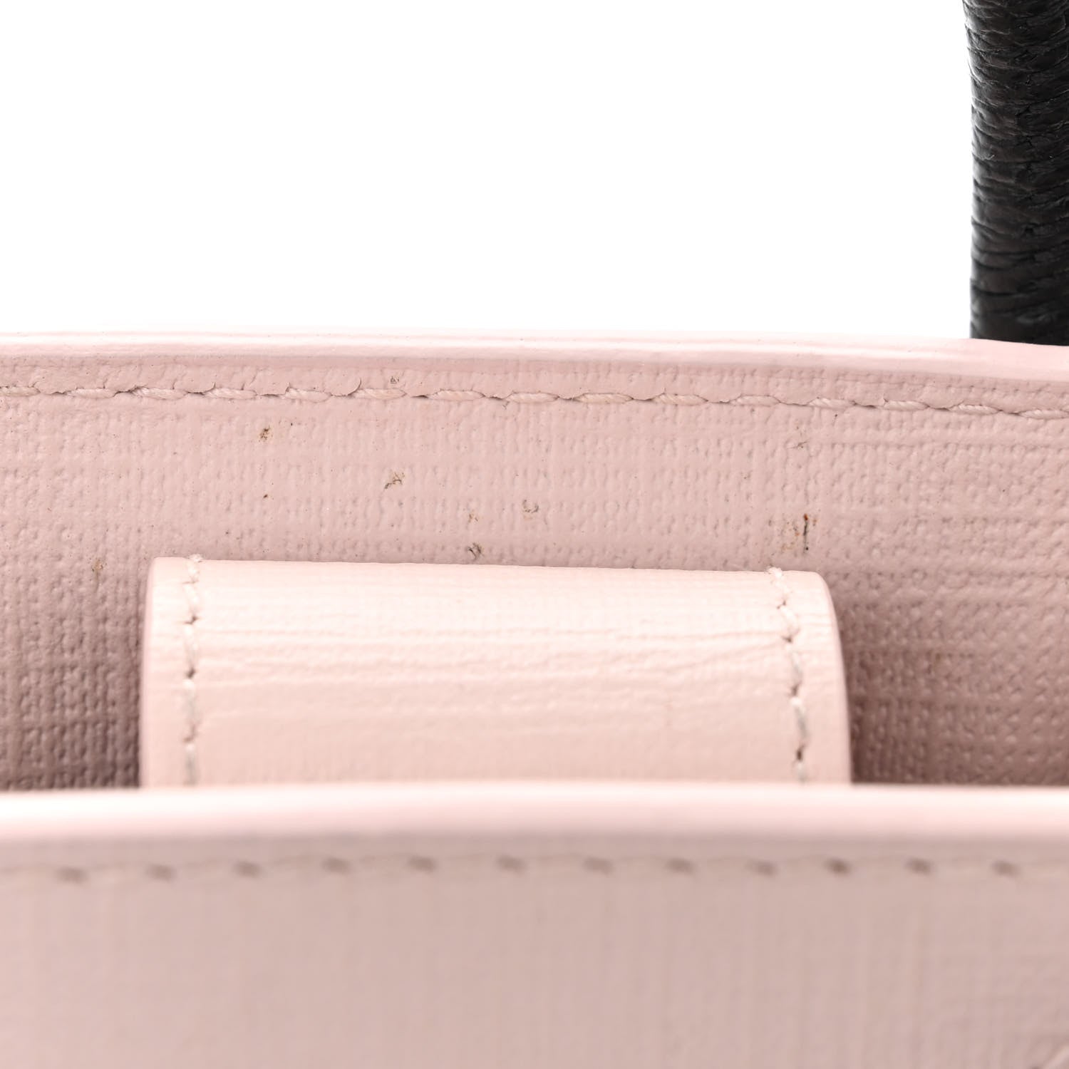 Balenciaga Squared Calfskin Logo Shopping Phone Holder Bag Light Rose 12 of 14