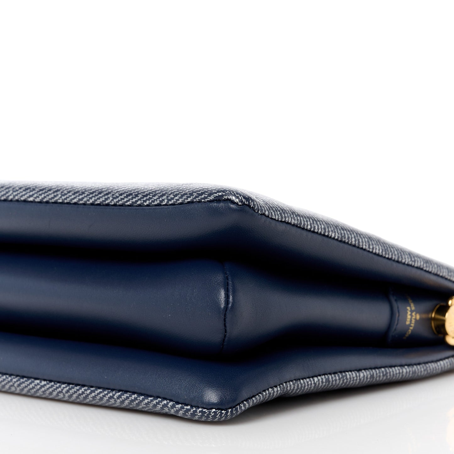 Lambskin Printed Monoglam Coussin PM Blue