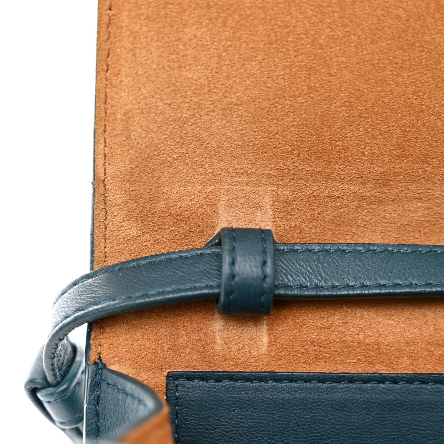 Lambskin Maxi Intrecciato Mini Cassette Crossbody Bag Petrol Blue