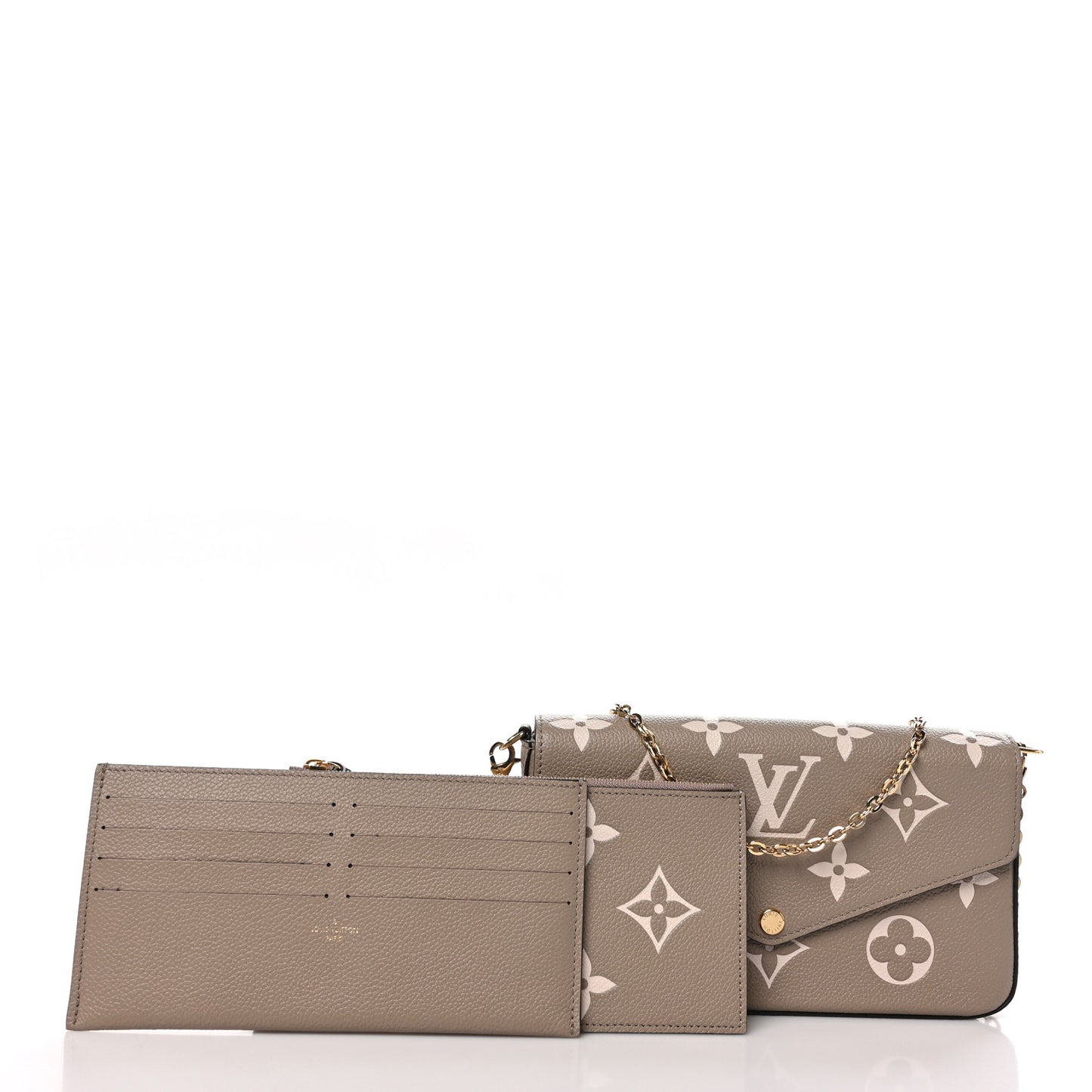 Empreinte Monogram Giant Felicie Pochette Tourterelle Creme