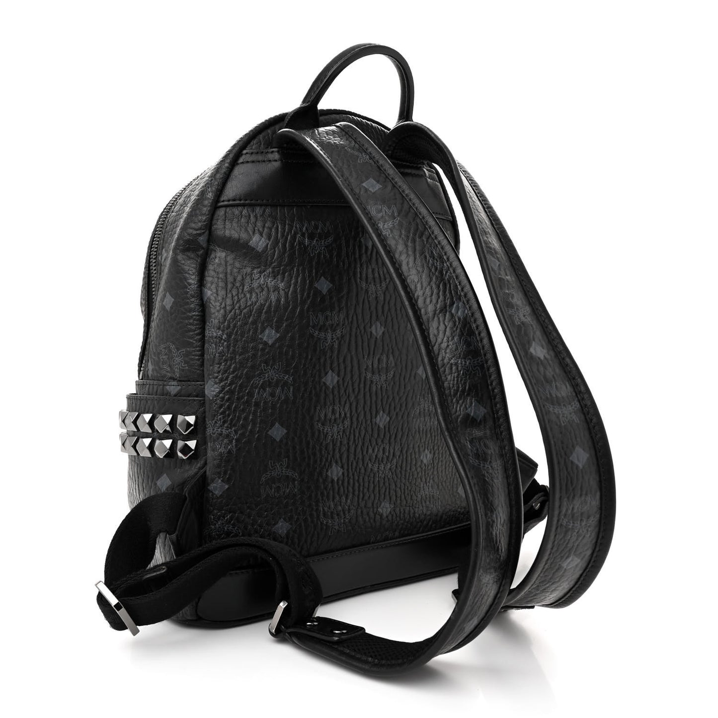 Visetos Small Side Stud Stark Backpack Black