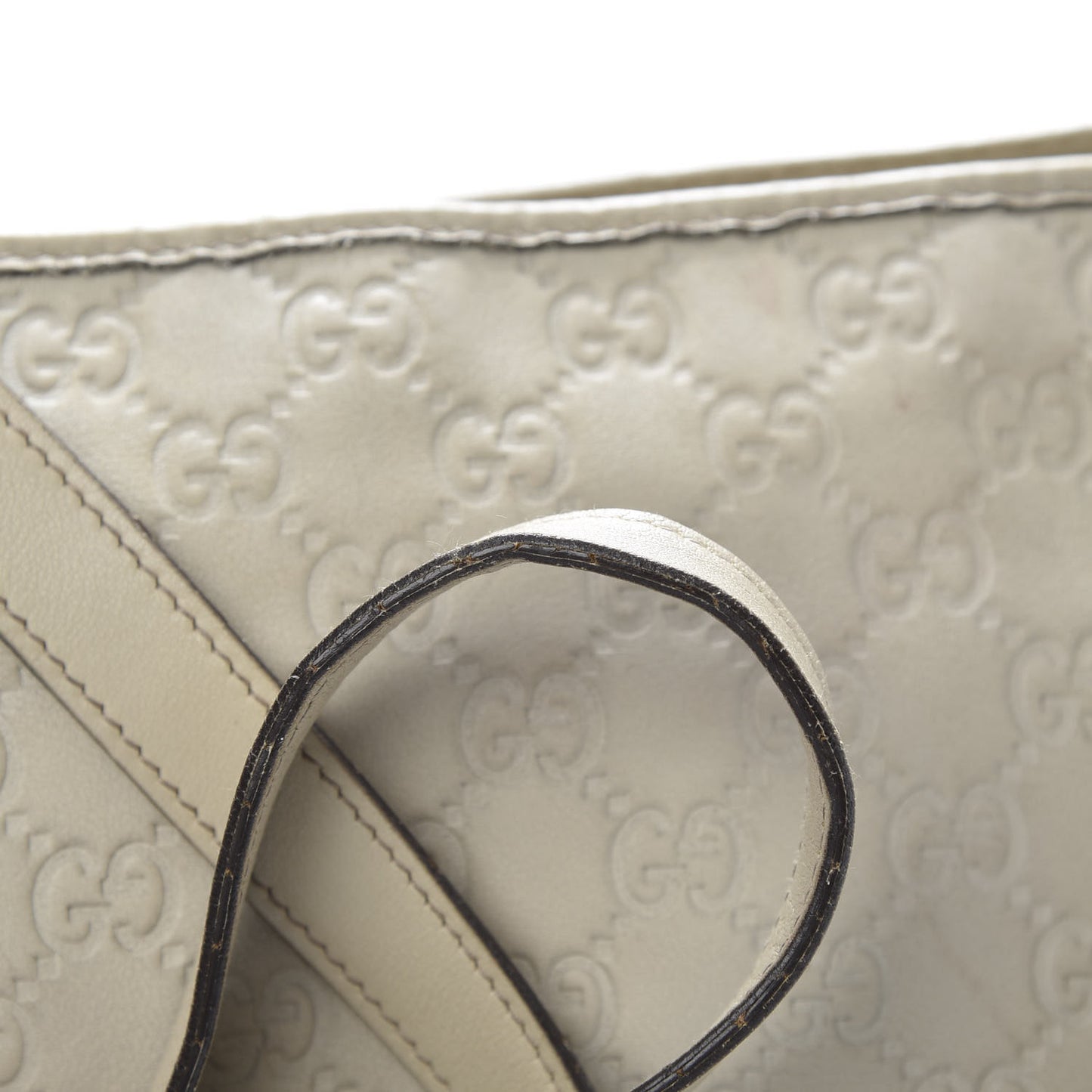 Guccissima Abbey Messenger Bag Off White