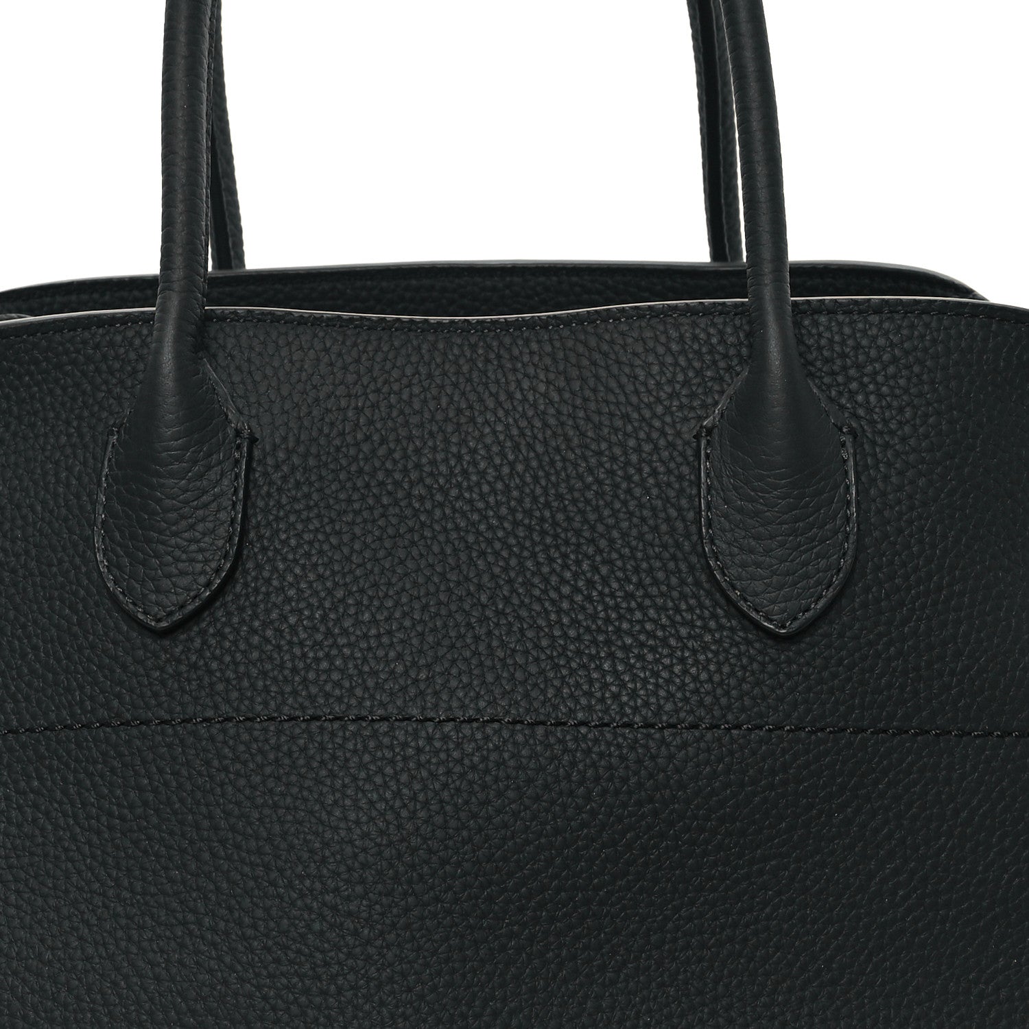 The Row Matte Grained Calfskin Soft Margaux 15 Black 7 of 10
