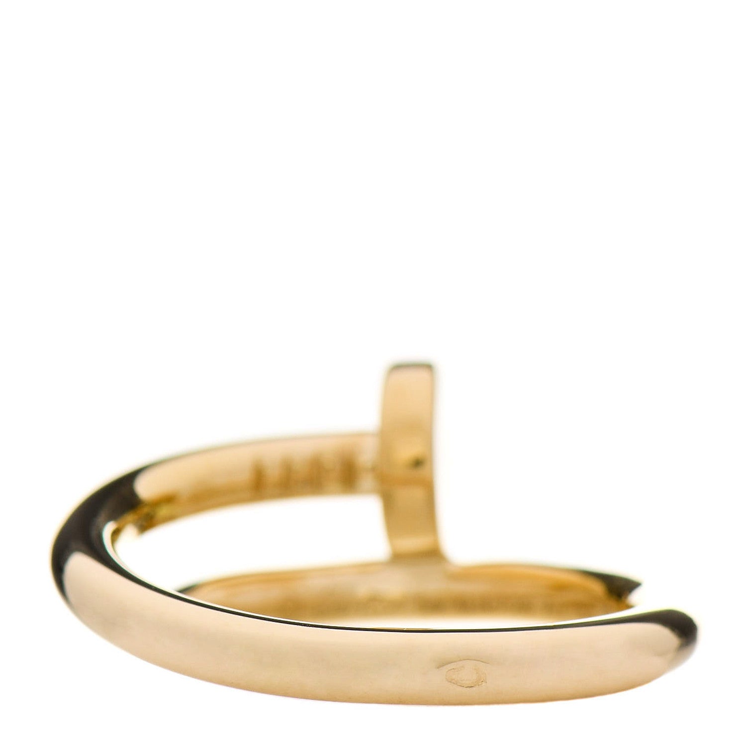Cartier 18K Yellow Gold Juste Un Clou Ring 56 7.5 2 of 4