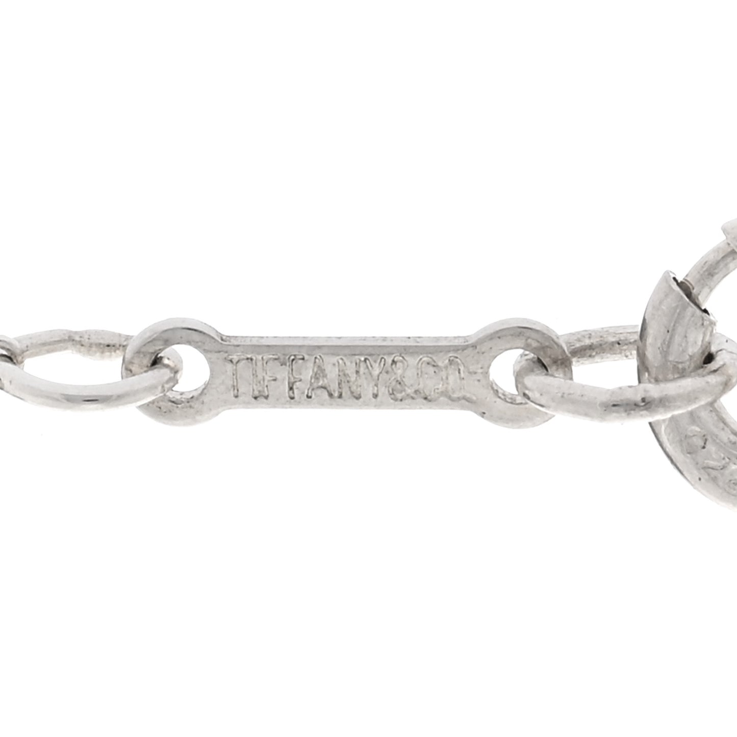 Sterling Silver 11mm Elsa Peretti Bean Pendant Necklace