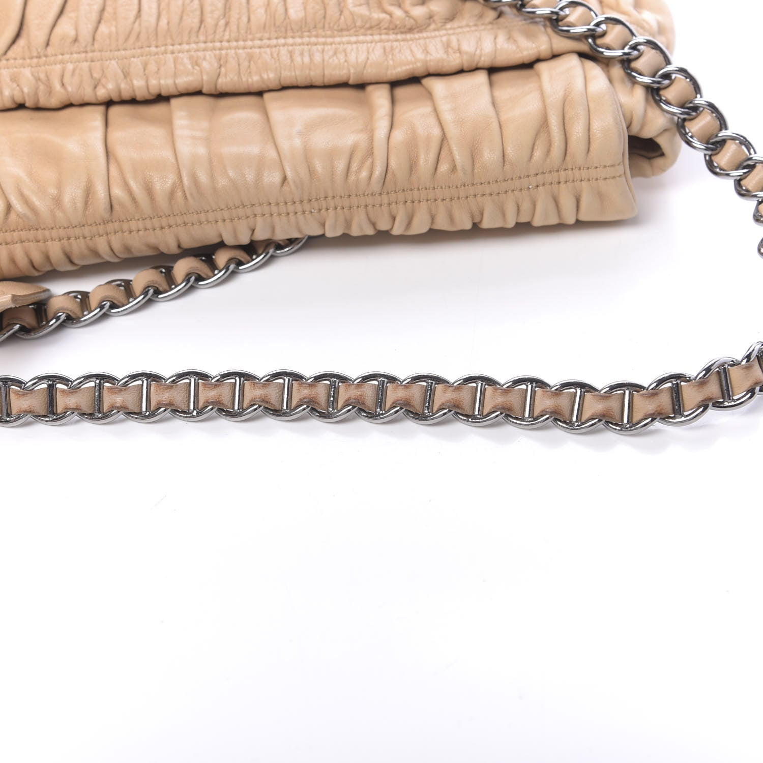Prada Nappa Gaufre Shopping Pattina Zip Tote Cuoio 11 of 13