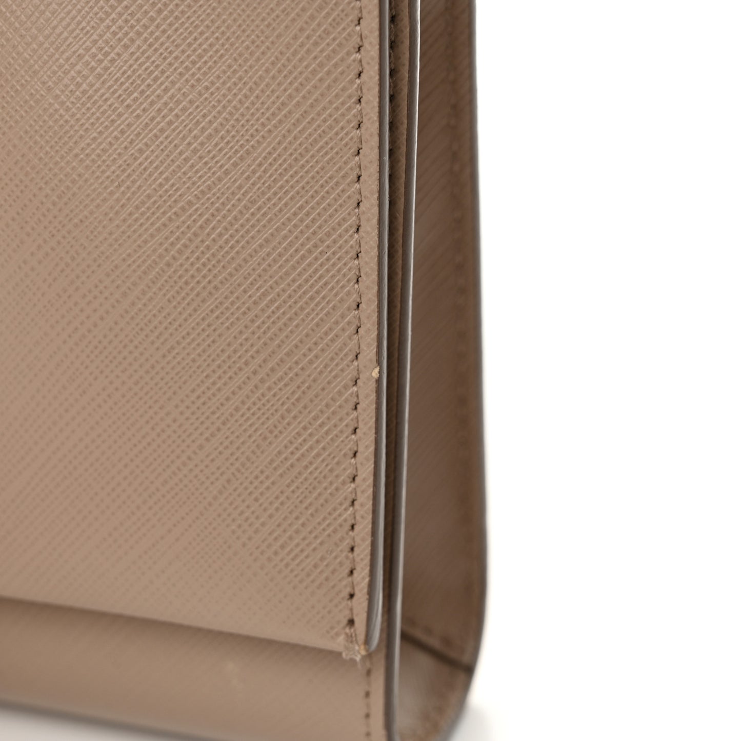 Printed Calfskin Ginny Shoulder Bag Beige