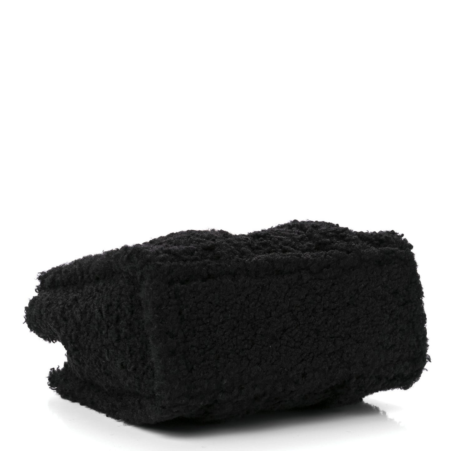 Polyester Cotton Mini The Teddy Traveler Tote Bag Black