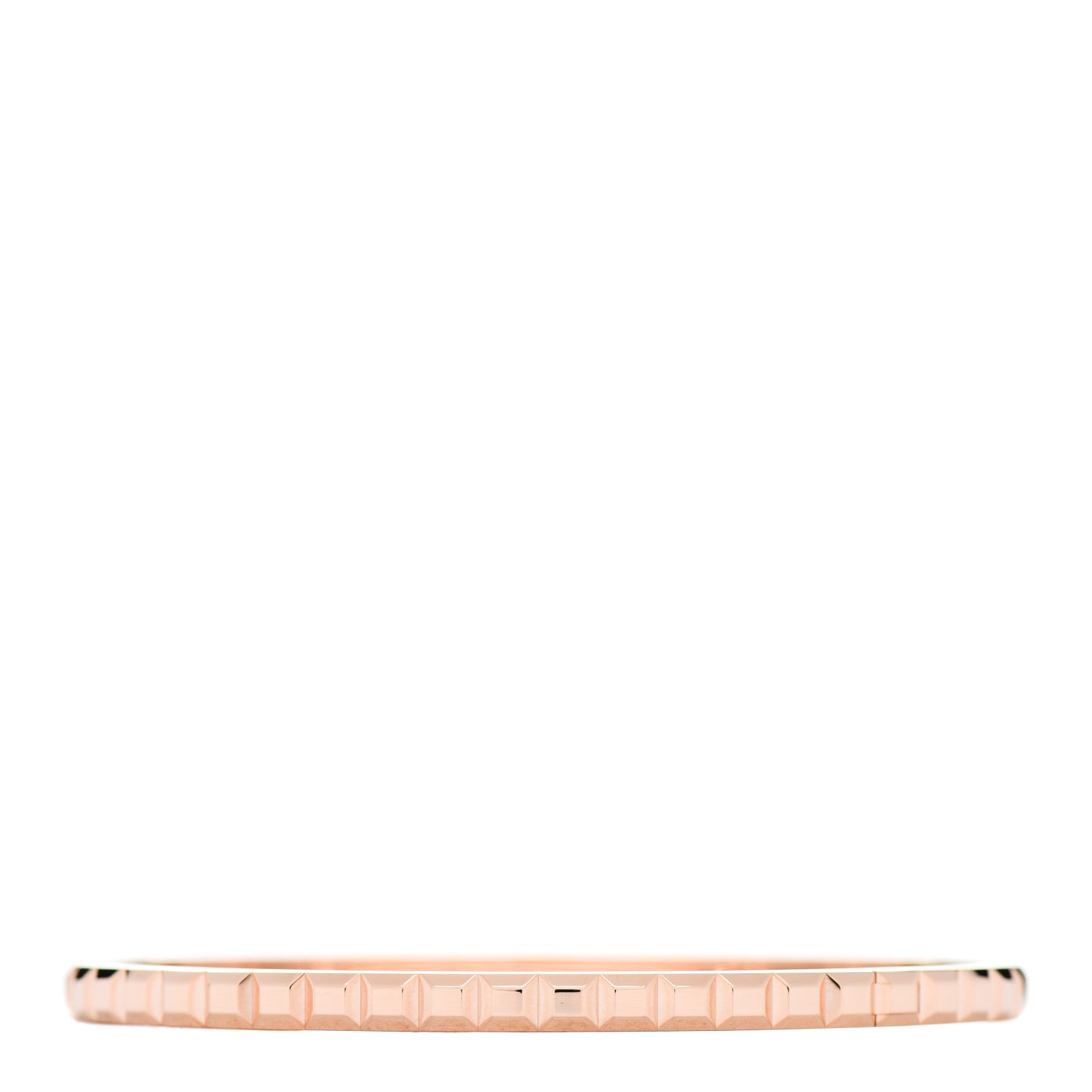 18K Pink Gold Small Quatre Clou de Paris Bangle Bracelet