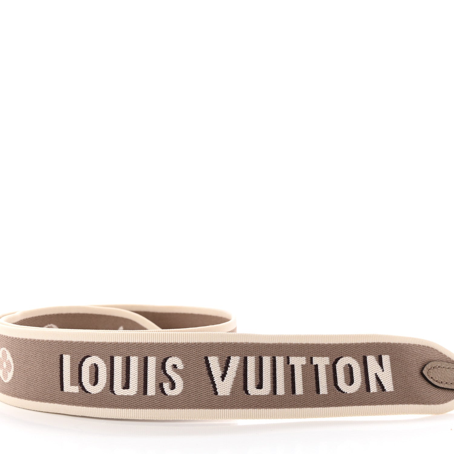 Louis Vuitton Jacquard Diane Shoulder Strap Tourterelle Creme 3 of 4