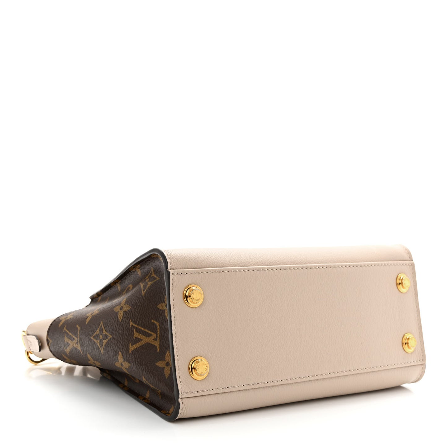 Calfskin Monogram On My Side PM Greige