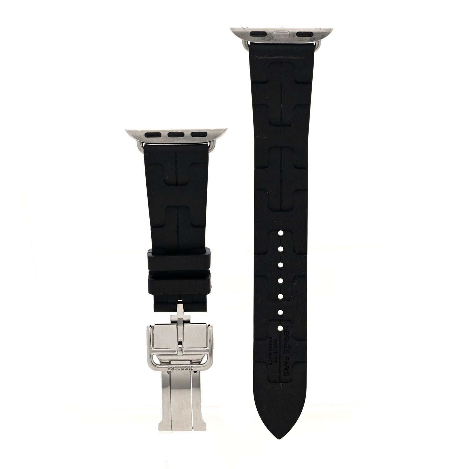 Hermes Rubber 41mm Deployment Buckle Kilim Apple Watch Single Tour