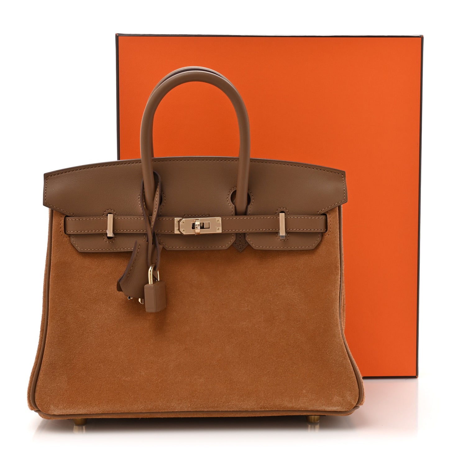 Veau Doblis Swift Grizzly Birkin 25 Alezan