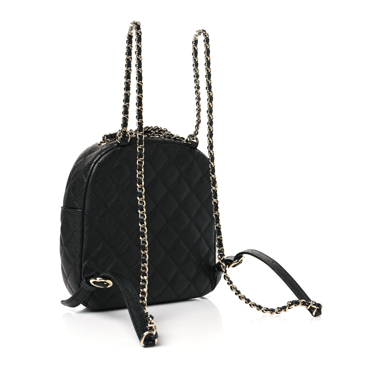 Chanel Caviar Quilted Small CC Day Backpack Black 3 of 10