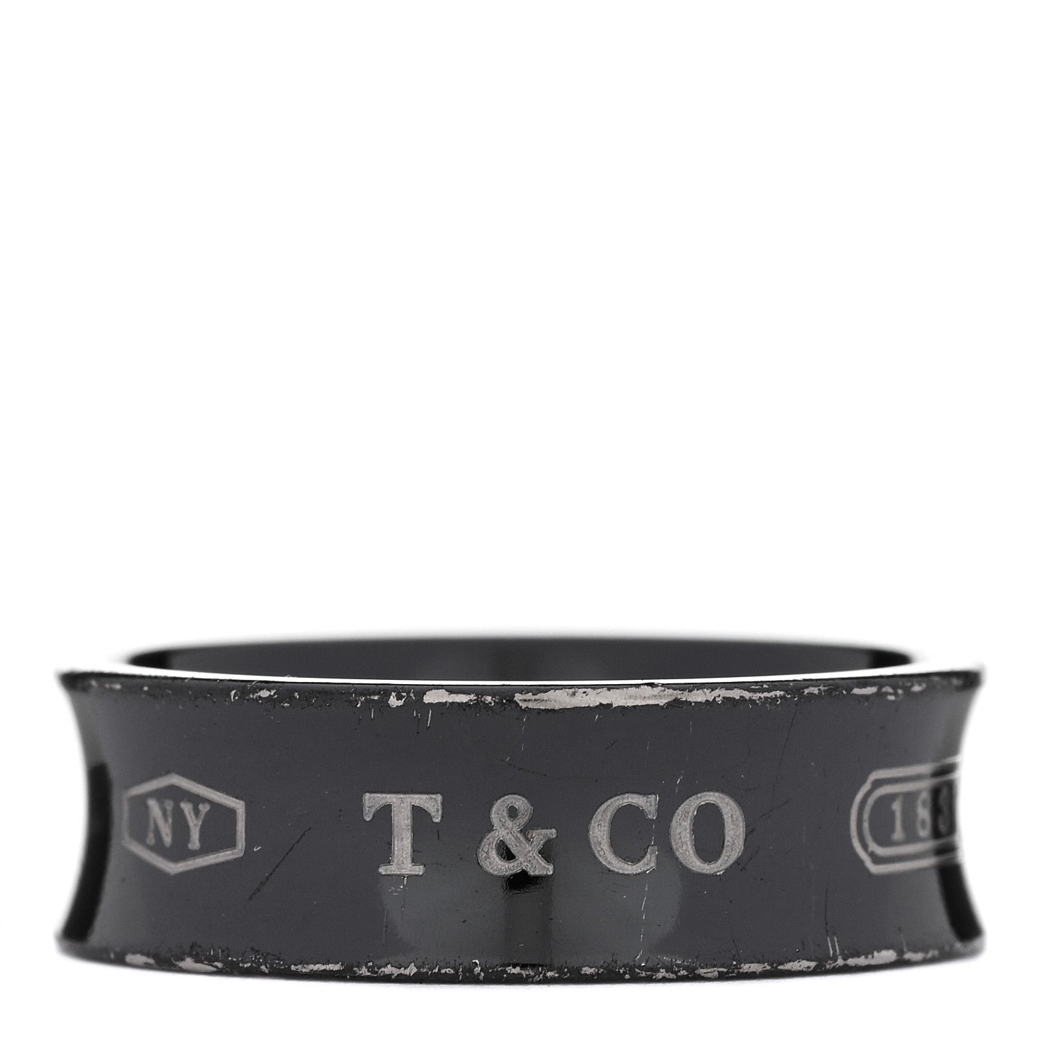 Tiffany Titanium 1837 Band Ring 58 8.5 1867972 – FASHIONPHILE