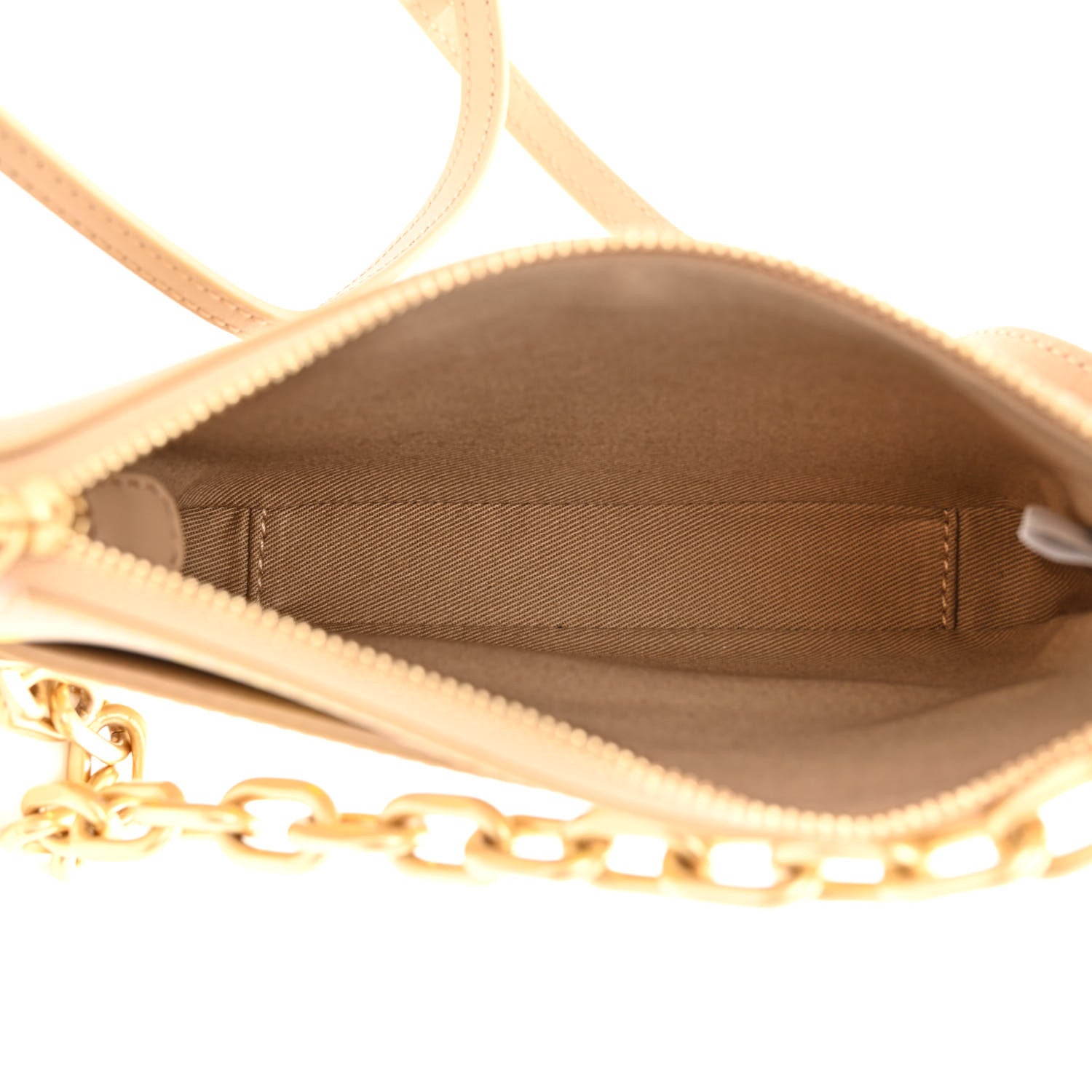 MCM Calfskin Color Splash Mini Pouch on Chain Croissant 5 of 9