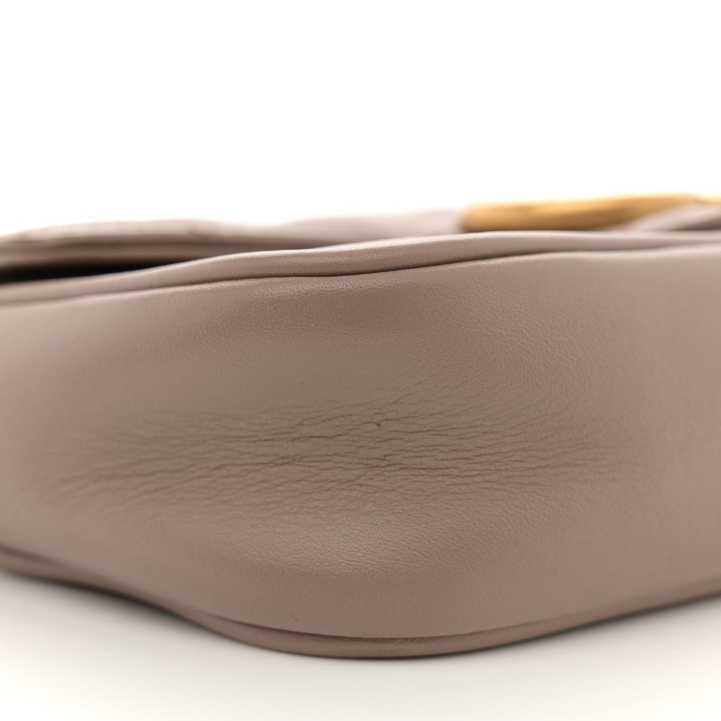 Calfskin Matelasse Super Mini GG Marmont Shoulder Bag Porcelain Rose