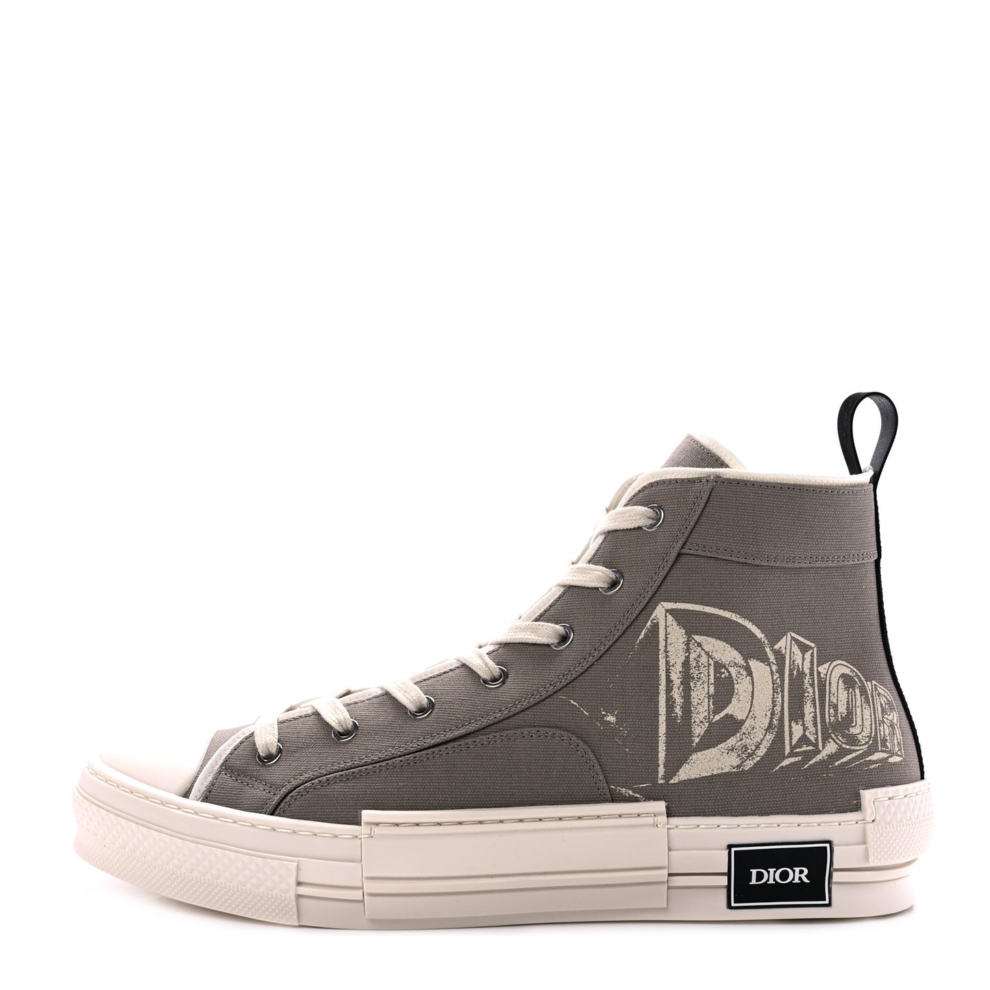 Canvas AsteroDior Mens B23 High Top Sneakers 45 Beige