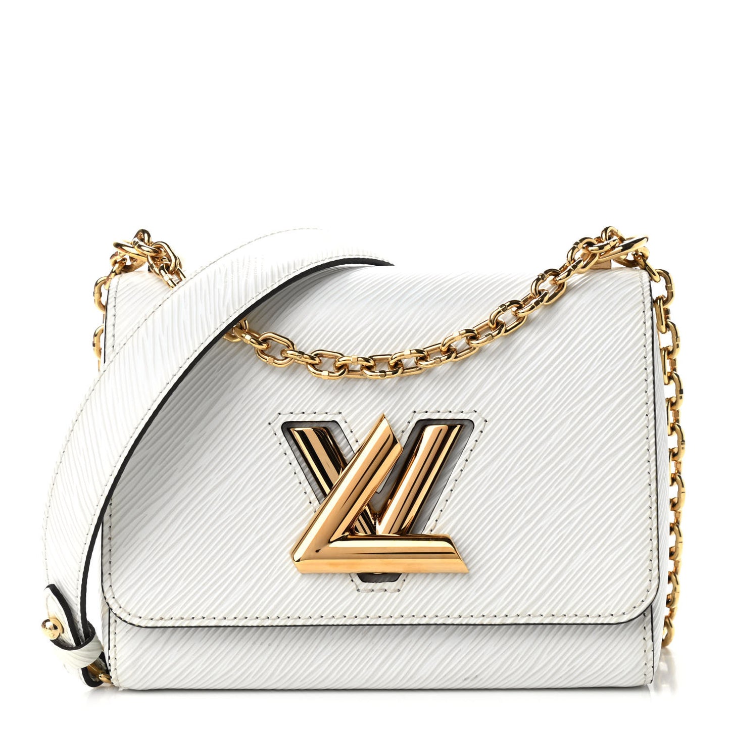 Epi Twist Shoulder Bag PM White